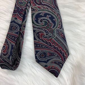 Vintage CHRISTIAN DIOR Monsieur Silk Tie Multicolor Abstract Pattern 58"